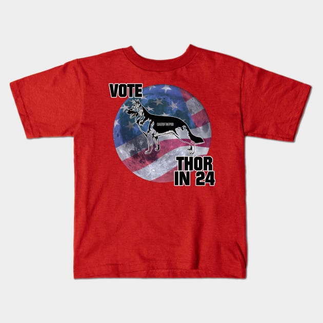 Thor in 24 Kids T-Shirt by HybridMediaPro